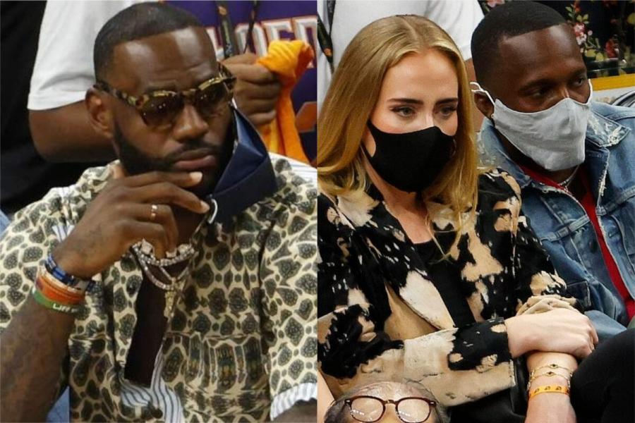 Report: LeBron James&#39; agent Rich Paul and Adele made Game 5 their first public appearance as romantic couple - Lakers Daily