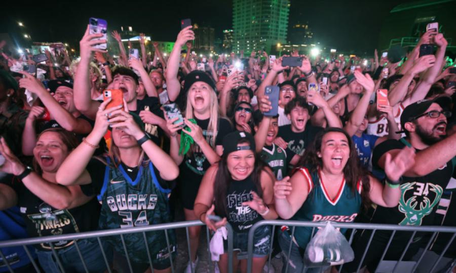 Bucks Fans Sprint from Championship Celebrations After Gunshots Fired