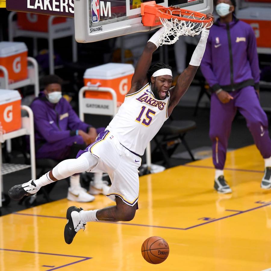 Lakers big man Montrezl Harrell soars in first game against Clippers - Sports Illustrated LA Lakers News, Analysis and More