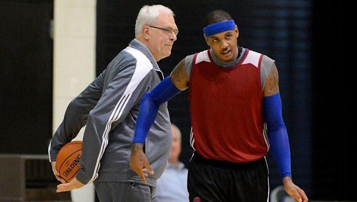 Carmelo Anthony still no Phil Jackson fan, has no desire to gain closure