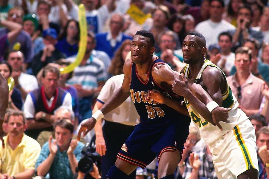 REWATCH: Game 5 of the 1994 playoff series between the Denver Nuggets and the Seattle Supersonics - Denver Stiffs