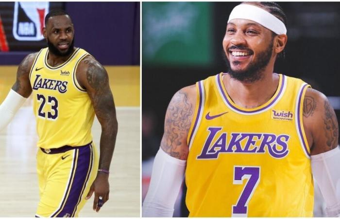 NBA: Carmelo Anthony play with LeBron James at Los Angeles Lakers