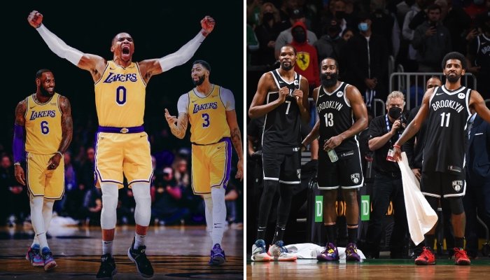 Le Big 3 des Lakers, composé de LeBron James, Russell Westbrook et Anthony Davis, trouvera plus facilement des automatismes que celui des Brooklyn Nets, formé par Kevin Durant, James Harden et Kyrie Irving, selon un ancien champion NBA