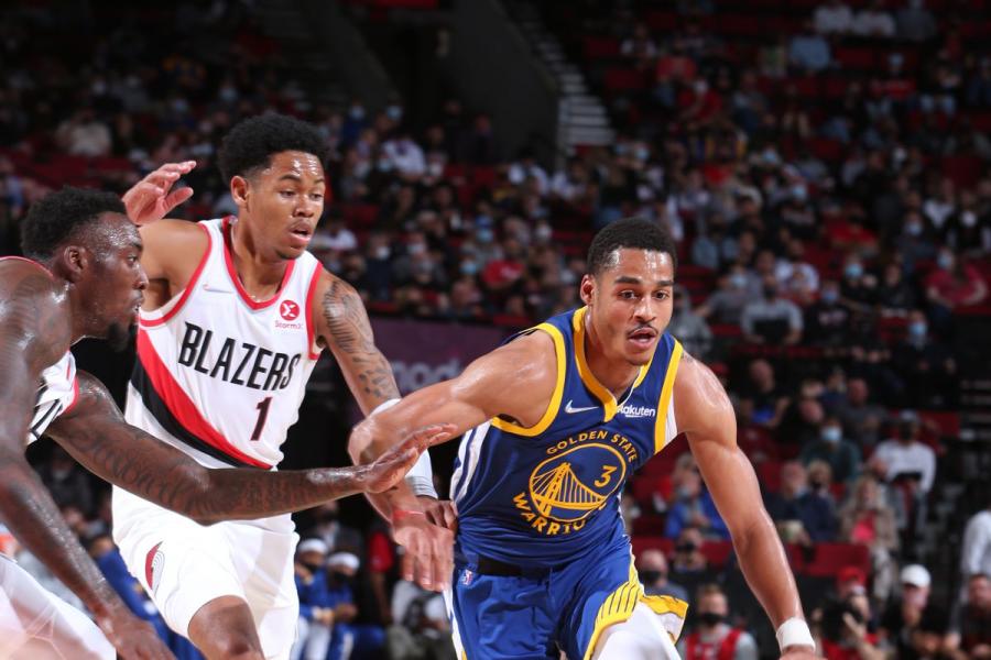 NBA scores: Warriors beat Blazers in preseason opener 121-107 - Golden State Of Mind