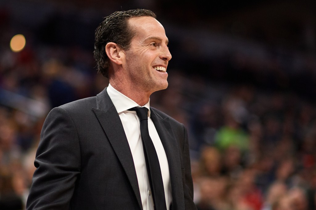 MINNEAPOLIS, MINNESOTA - DECEMBER 30: Head coach Kenny Atkinson of the Brooklyn Nets looks on during the game against the Minnesota Timberwolves at Target Center on December 30, 2019 in Minneapolis, Minnesota. NOTE TO USER: User expressly acknowledges and agrees that, by downloading and or using this Photograph, user is consenting to the terms and conditions of the Getty Images License Agreement (Photo by Hannah Foslien/Getty Images)