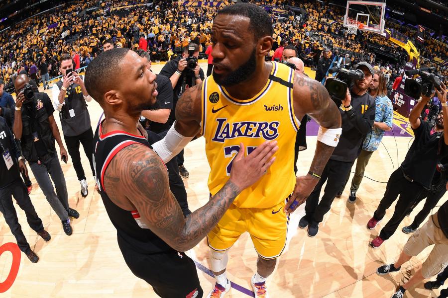 Damian Lillard Says LeBron Tried to Convince Him to Force Trade to Lakers –  BlackSportsOnline