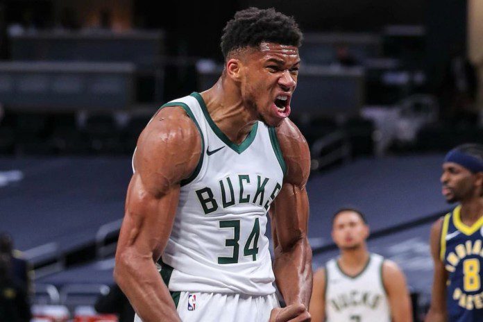 Definitely travelled&quot;- Twitter stunned after Giannis Antetokounmpo comes up  with a mind-boggling coast to coast against Nuggets » FirstSportz