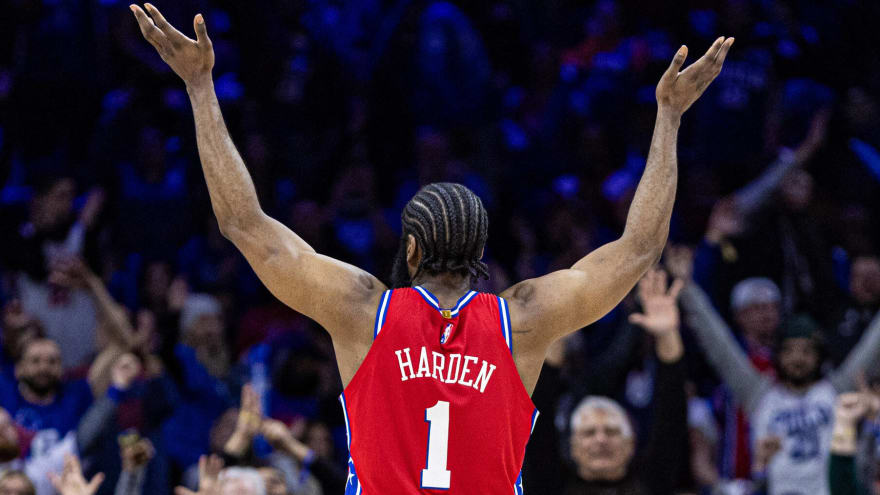 James Harden scores 26, leads Sixers to win in home debut | Yardbarker