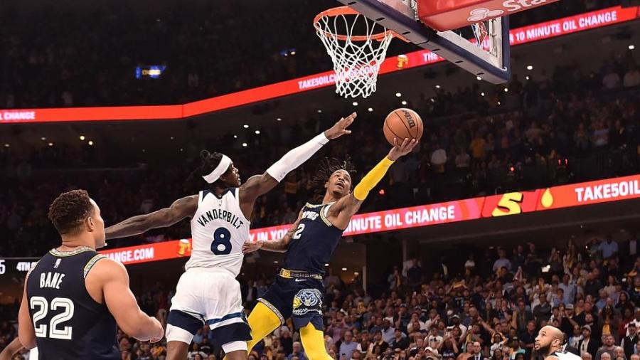 Ja Morant's game-winner spoils Anthony Edwards' big shot as Grizzlies-Timberwolves delivers thrilling Game 5 | Sporting News