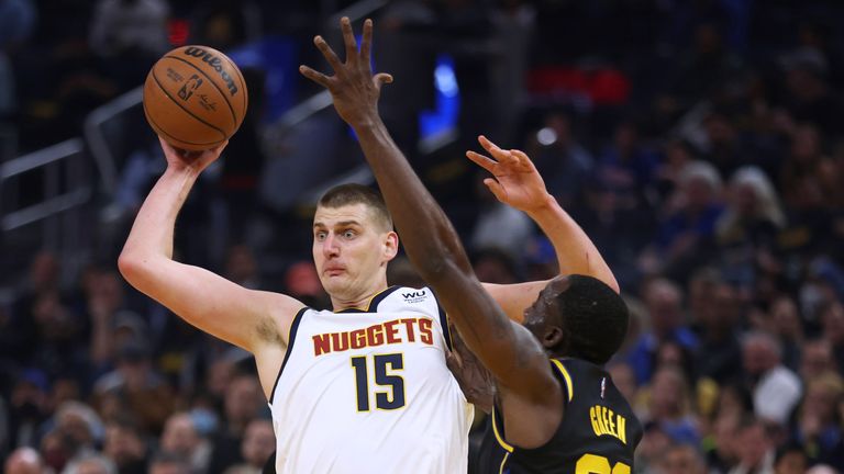 Nikola Jokic's stunning no-look touch-pass | NBA News | Sky Sports