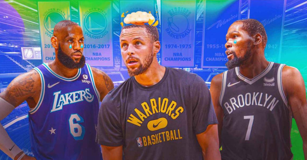 Warriors-news-Stephen-Curry-reacts-to-LeBron-James-Kevin-Durant_s-absence-from-2022-playoffs (1)