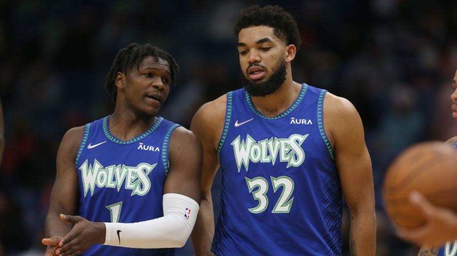 Karl-Anthony Towns and Anthony Edwards are having a Kevin Durant-James Harden type of connection”: NBA Twitter explodes as the Wolves duo tie the Nets pair for a special feat - The SportsRush