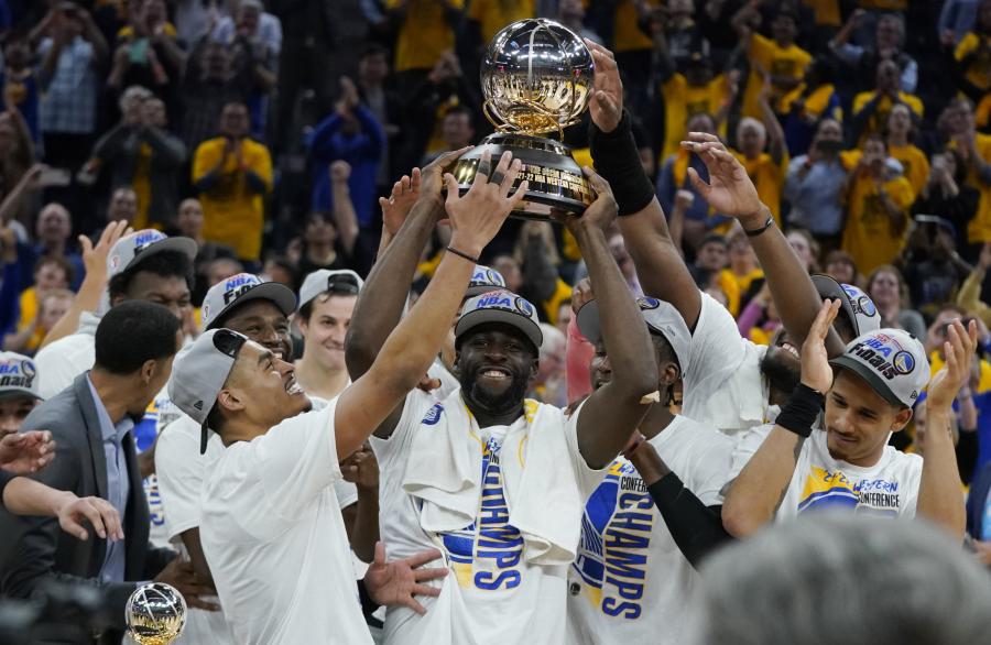 Thompson inspires as Golden State beat Dallas to reach sixth NBA Finals in  eight years