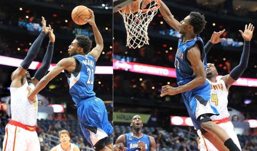 Andrew Wiggins Scores Career-High 33, Posterizes Paul Millsap! - Ballislife.com