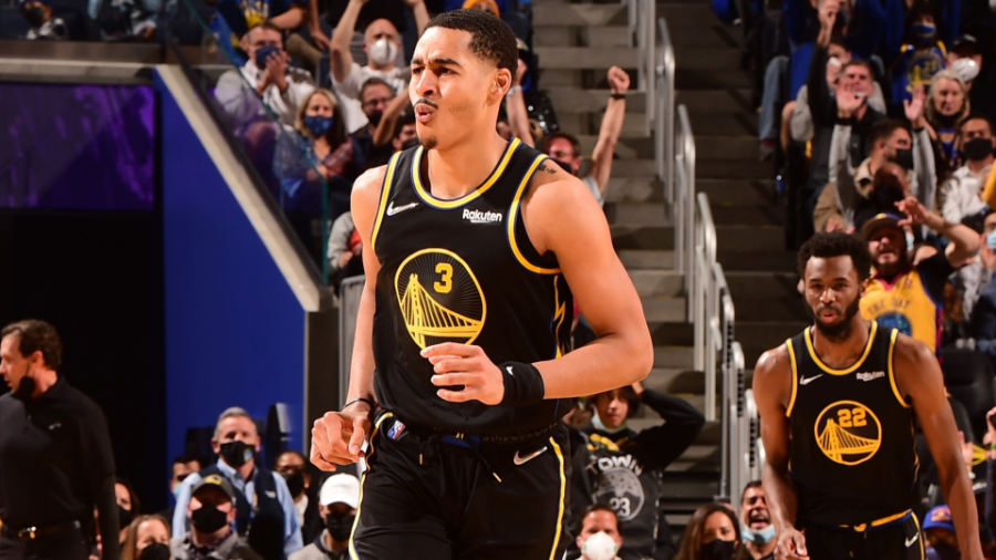 Jordan Poole drops Jordan Clarkson with slick ankle-breaker, scores 20  points in Warriors win over Jazz | Sporting News