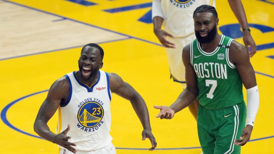 Jaylen Brown, Draymond Green scuffle during NBA Finals Game 2