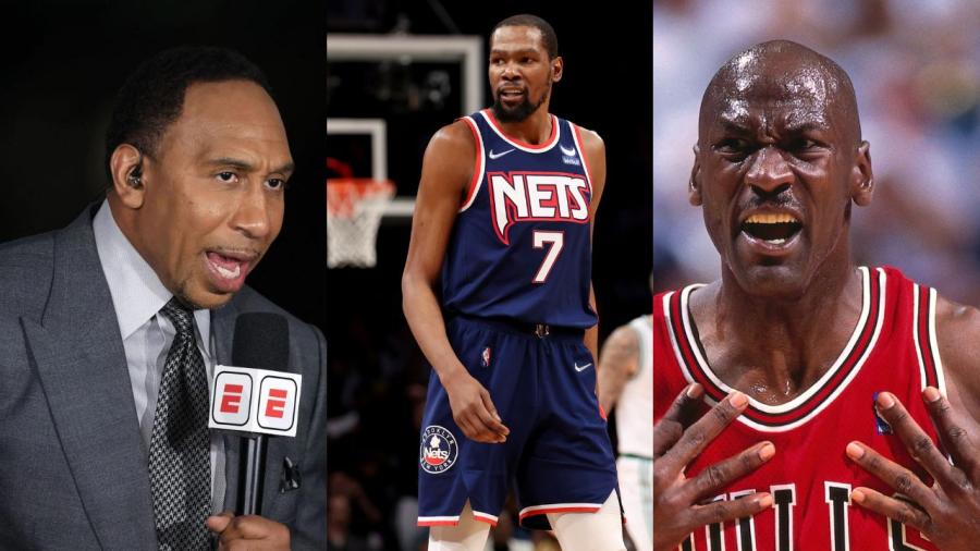 Stephen A Smith, Skip Bayless, and Shannon Sharpe made the game worse”: Kevin Durant boldly defends Michael Jordan after 'First Take' analyst took shots at him - The SportsRush