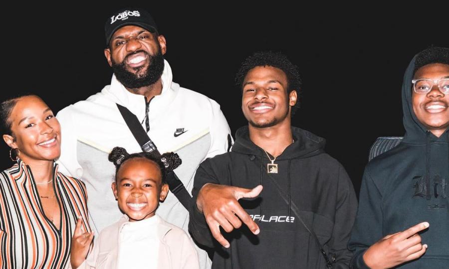 LeBron James and wife Savannah wish Bronny a Happy Birthday