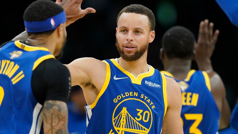 Stephen Curry stars as Warriors crowned NBA champions for 2022; Golden  State seals fourth title in eight years by beating Boston Celtics | NBA  News | Sky Sports