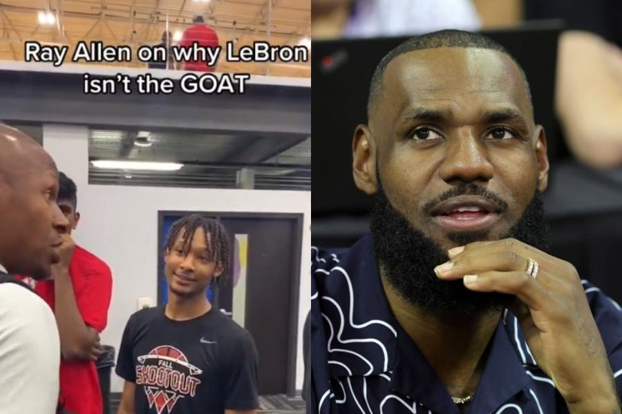 Ray Allen Schools A Bunch of Youngsters On Why LeBron James is Not The 'GOAT' (VIDEO)