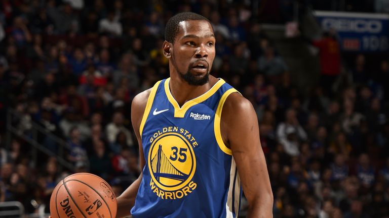 Kevin Durant travels with Golden State Warriors to Toronto ahead of NBA  finals | NBA News | Sky Sports