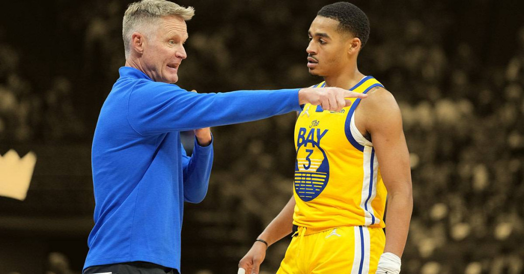 jordan-poole--steve-kerr (1)