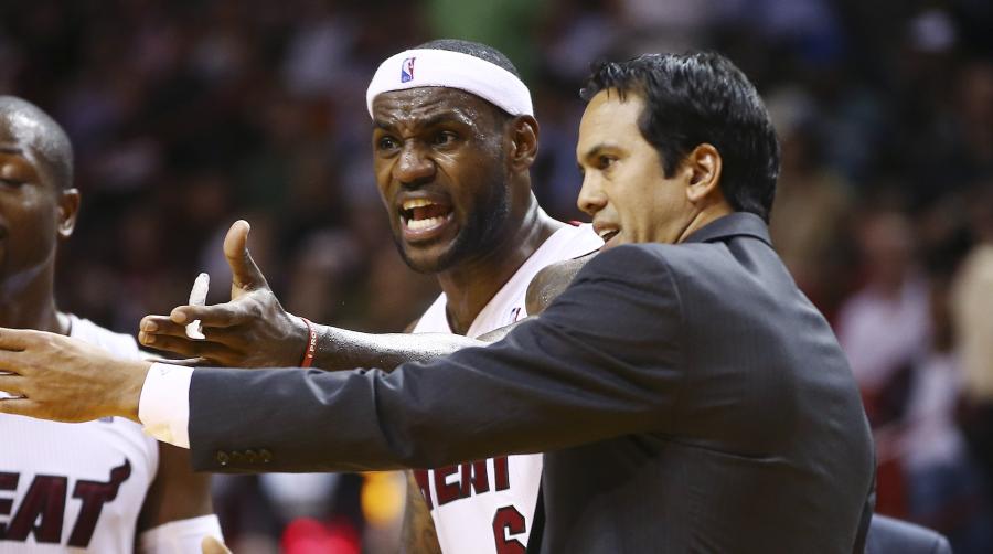 Report: LeBron James didn't buy into Erik Spoelstra until well into second season with Heat - ProBasketballTalk | NBC Sports