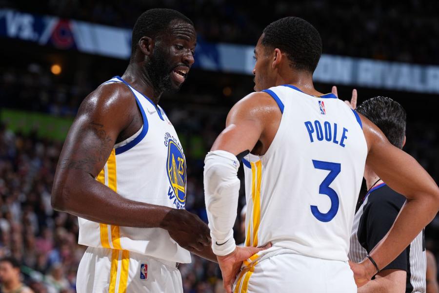 Warriors Draymond Green struck Jordan Poole - Golden State Of Mind