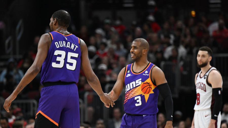 Suns' starting 5 crushes Bulls in 2nd straight win with Kevin Durant