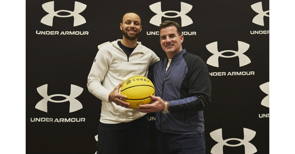 Stephen Curry and Kevin Plank