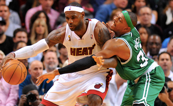 Pierce doesn't include LeBron on his Mount Rushmore of players