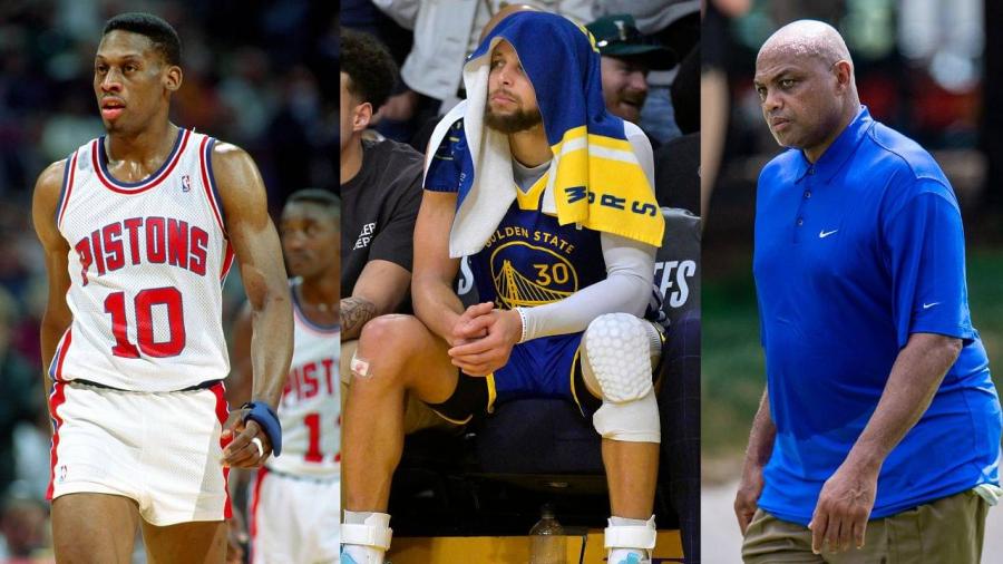 Declaring Dennis Rodman's Pistons Would Break 185Lbs Stephen Curry, Charles  Barkley 'Disrespects' 4x Champ: "Bad Boys Were Beating the Hell Outta Him"  - The SportsRush