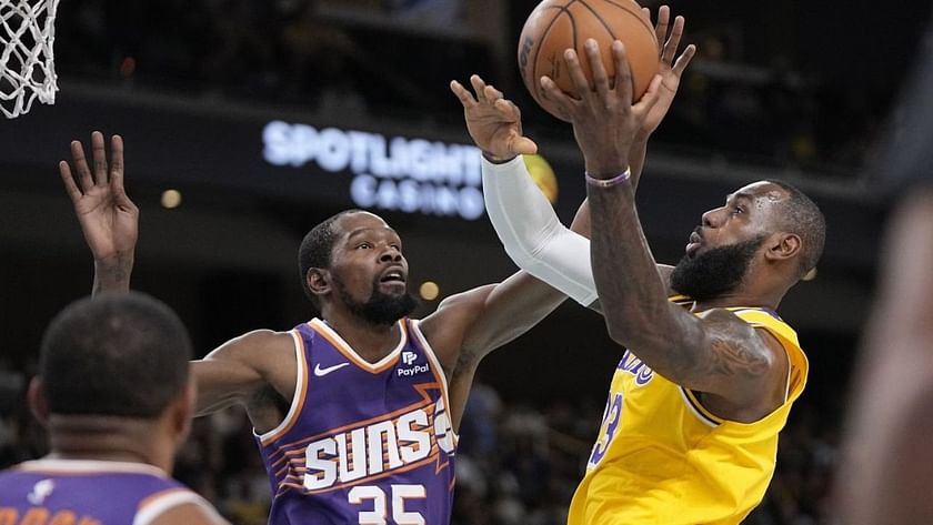 Watch: LeBron James and Kevin Durant inspect balls ahead of first NBA  showdown in 5 years