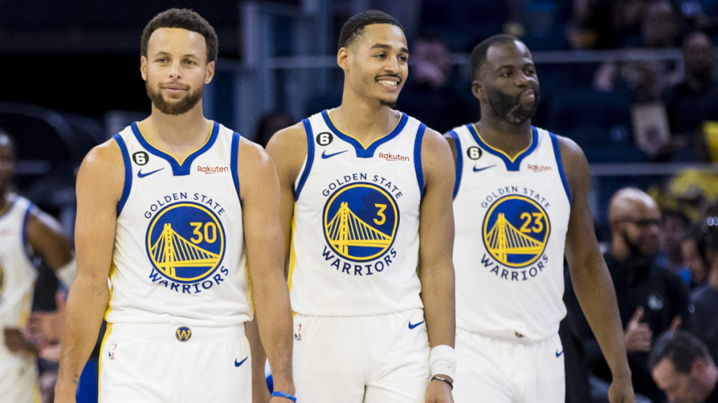 jordan-poole-stephen-curry-draymond-green