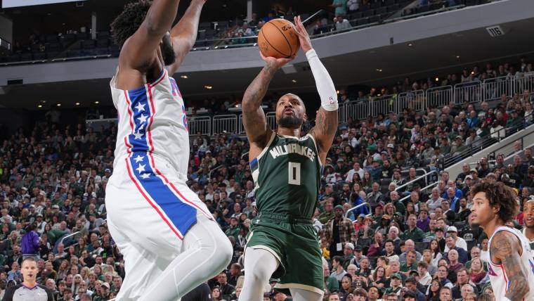 Bucks vs 76ers final score, result: Damian Lillard takes over in thrilling Milwaukee debut | Sporting News Canada