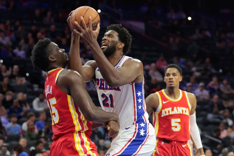 Joel Embiid shakes off rust with 21 points in Sixers' 120-106 preseason win over Hawks