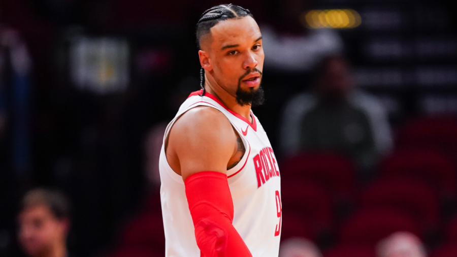 Dillon Brooks gets ejected five minutes into his Rockets debut for hit on Daniel Theis - CBSSports.com