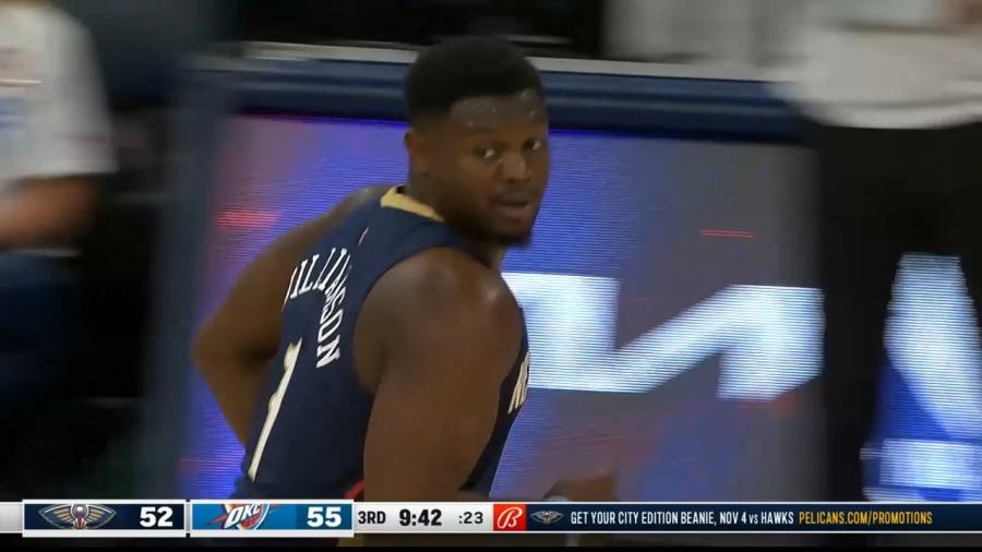 Zion Williamson paint buckets | Thunder-Pelicans Highlights 11/1/2023 | NBA.com