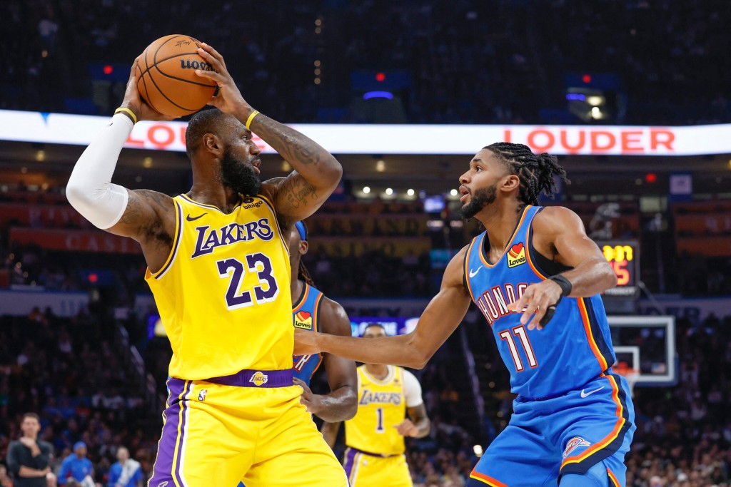 NBA: Los Angeles Lakers at Oklahoma City Thunder